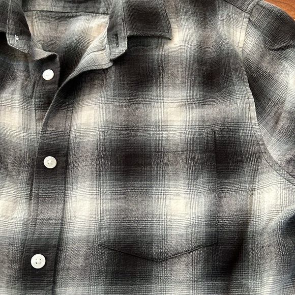 Vince Ocean View Plaid Shirt - Picture 5 of 7